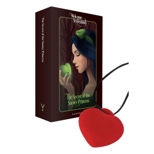 Мини вибратор для клитора красного цвета FairyGasm PleasureStone