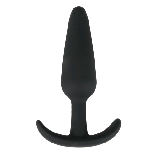 ET110BLK-M Анальная пробка Buttplug черная, M - 1