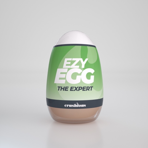Мастурбатор-яйце вагіна реалістичний тілесний CRUSHIOUS EZY EGG THE Expert - 2