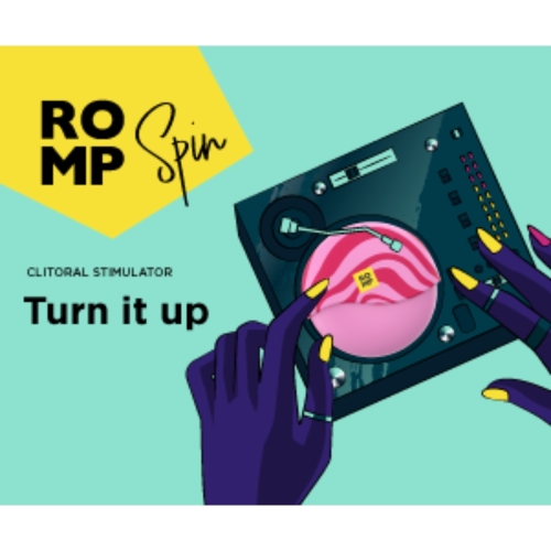 Вакуумний стимулятор клітора в тревел-форматі рожевий ROMP Spin - 21