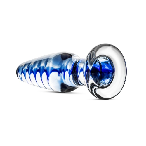 Анальна пробка скляна з внутрішньою спіраллю Gildo Glass buttplug No. 23 - 2