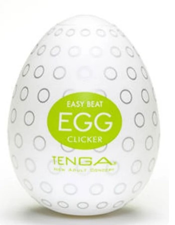 Мастурбатор яйцо белого цвета Tenga Egg Clicker - 5