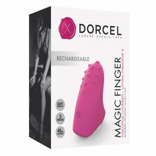 Вібратор на палець для клітора рожевий dorcel MAGIC FINGER - 6