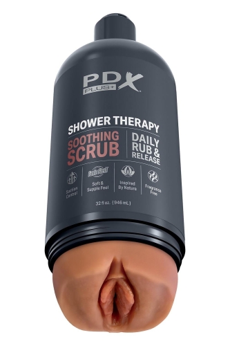 Мастурбатор в колбе Вагина телесная Pipedream PDX Plus Shower Therapy - 2