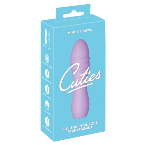 Мини вибратор с рельефом для стимуляции клитора силиконовый лиловый You2Toys Cuties 3 - 4