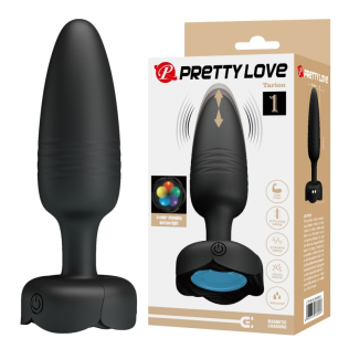 Анальная вибропробка c подсветкой с 5 режимами Lybaile Butt Plug Tarion