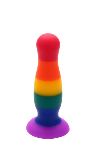 Райдужна пробка для анала COLOURFUL LOVE PLUG - 3
