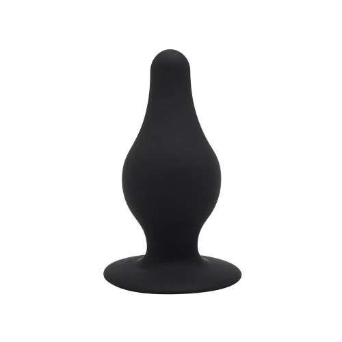 Анальна силіконова пробка чорного кольору Dream Toys Cheeky Love розмір S - 1