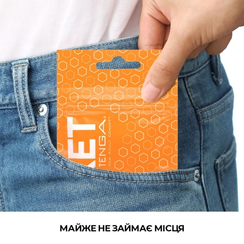 Мастурбатор яйце для чоловіків TENGA Тенга Pocket Hexa-Brick - 4