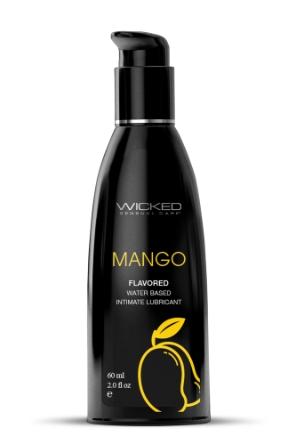 Оральный лубрикант на водной основе со вкусом манго Wicked Sensual Care Аqua 60 мл - 1