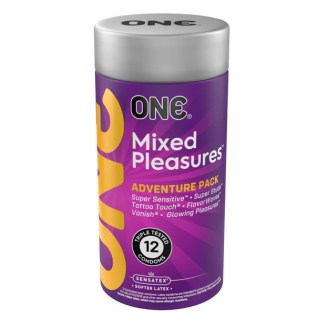 Набір презервативів різних видів ONE Mixed Pleasures 12 штук