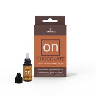 Возбуждающе масло с вибрацией вкусом шоколада Sensuva ON Arousal Oil for Her 5 мл