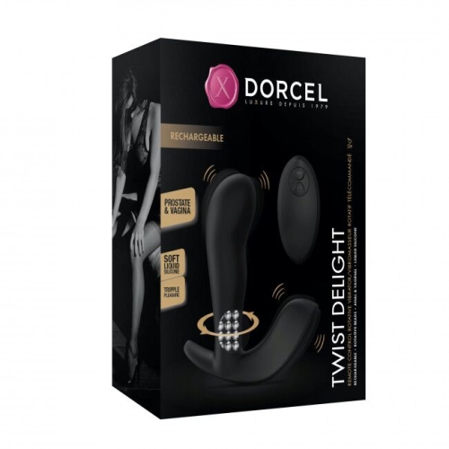 Вібратор для простати чорний Dorcel TWIST DELIGHT - 9