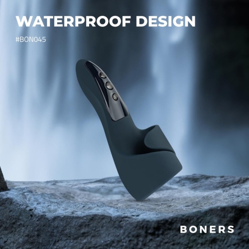 Мастурбатор із вібрацією для чоловіків синього кольору Boners Electric Masturbator - 11
