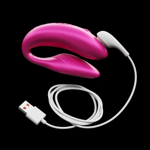 Вибратор для пар на пульте ДУ розовый We-Vibe Chorus - 13