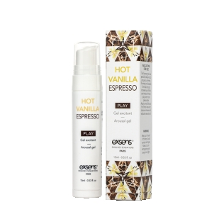 Стимулирующий съедобный гель для клитора и точки G EXSENS Kissable Hot Vanilla Espresso Ванильный эспрессо 15мл