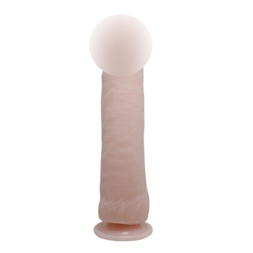 Фалоімітатор на присоску реалістик тілесний BIG Penis BW-007012C - 1
