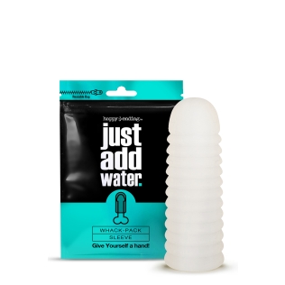 Мастурбатор для мужчин белого цвета Happy ending Just add water whack pack self lubricating sleeve