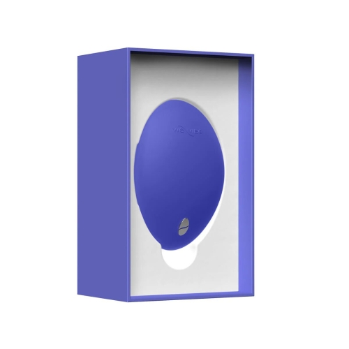 Вібратор для стимуляції клітора із підігрівом синій We-Vibe Temp Lavender Blue - 11