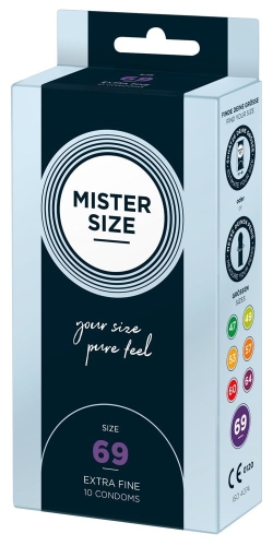 Презервативи Mister Size 69 mm (мм) 10 штук Містер Сайз - 3