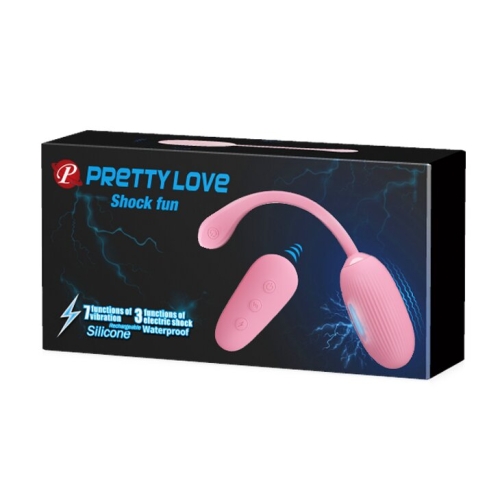Віброяйце-електростимулятор Pretty Love Shock Fun - 10
