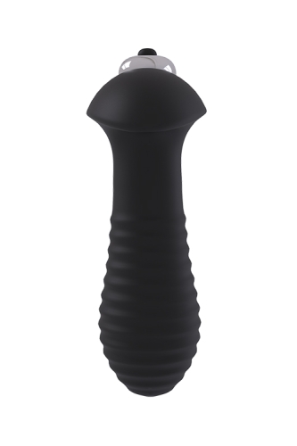 Анальна вібропробка чорна Dream Toys Spiral Plug - 4