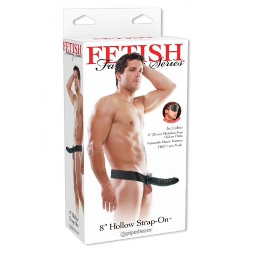 Страпон силіконовий FetishFantasy чорний - 2