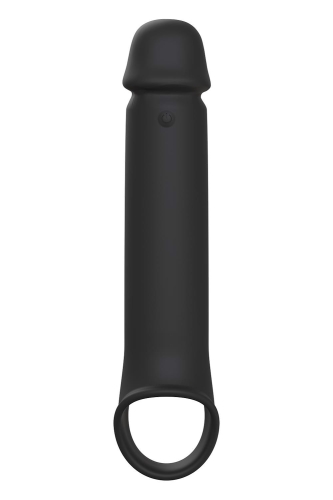 Вибронасадка на член удлиняющая с дистанционным управлением черная Dream Toys Ramrod - 2