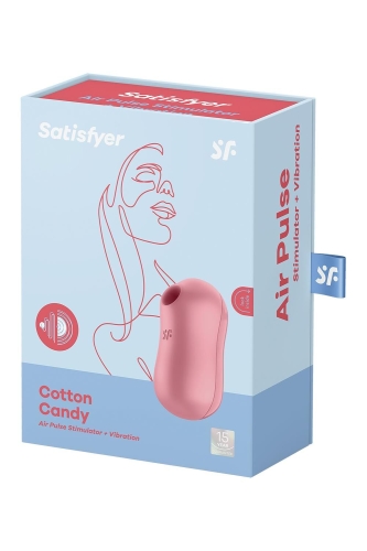Вакуумный стимулятор Satisfyer Cotton Candy Light Red - 7