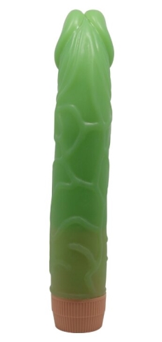 Вібратор реалістичний зелений BARBARA 8.8 Bill MULTI-SPEED VIBRATOR - 4