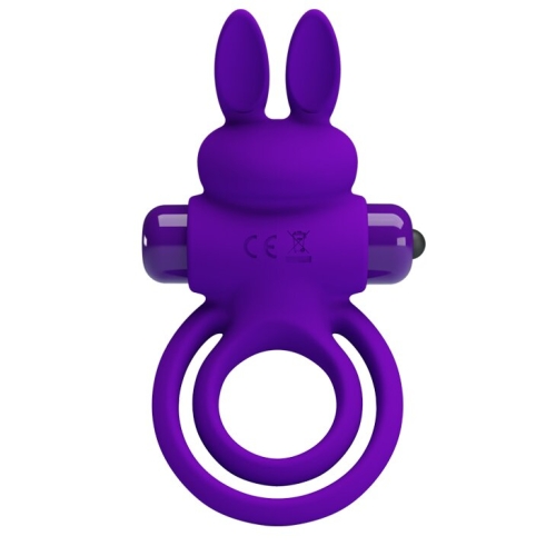 Кільце ерекційне з вібро-стимуляцією клітора Pretty Love Vibrant penis ring III BI-210206-1 - 2