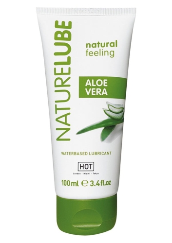 Лубрикант с Экстрактом алоэ вера на водной основе Hot Nature Lube Aloe Vera 100 мл - 1