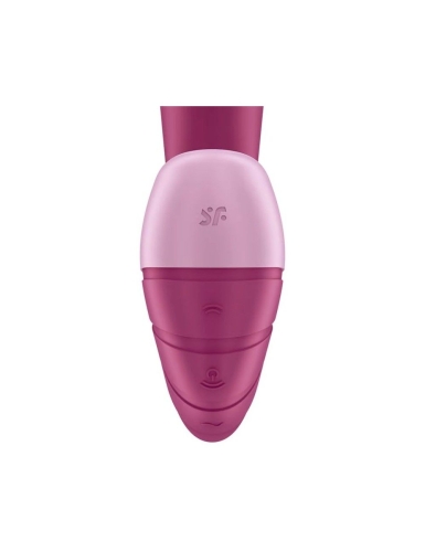 Вакуумний вібратор для стимуляції клітора і точки G бордовий Satisfyer Supernova - 2