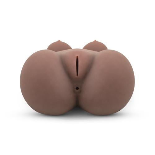Мастурбатор реалистичный полуторс Анус и Вагина коричневого цвета EasyToys Vanessa Davis - 2