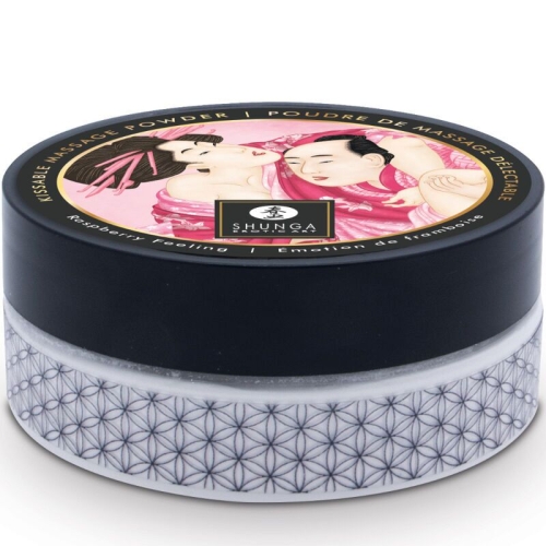 Вкусная пудра для оральных ласк со вкусом малины Shunga Body Powder 75 грамм - 2