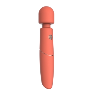 Водонепроницаемый вибромассажер микрофон для клитора персикового цвета DREAM TOYS CHARISMATIC CLARISSA