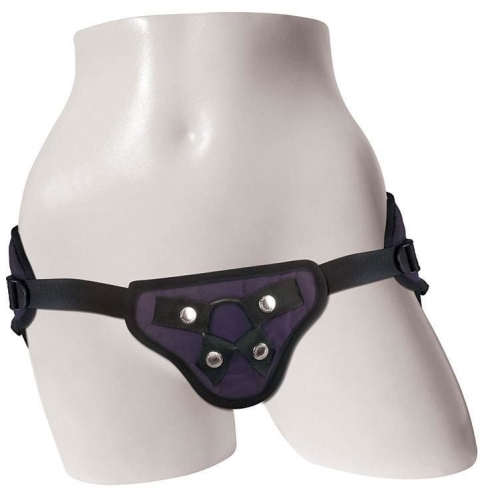 Трусы для страпона Sportsheets Lush Strap On Пурпурные - 1