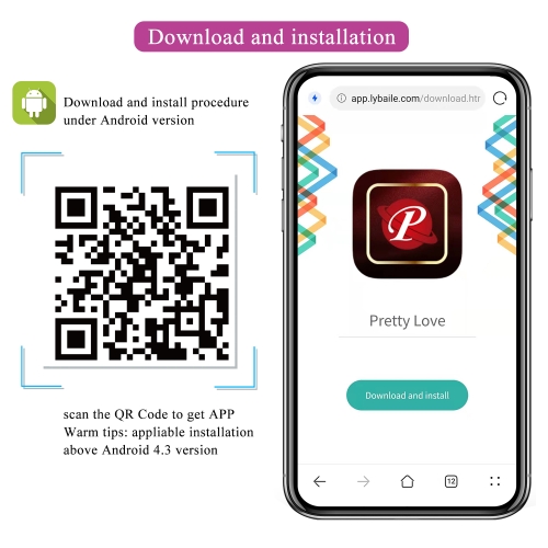 Смарт вібратор для точки G та клітора фіолетового кольору Lybaile Pretty Love G-Spot APP Baird - 10