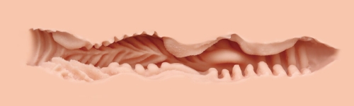 Мастурбатор-вагина наскрізний у колбі тілесний Naked Factory Cup Sleeve V-3 - 9