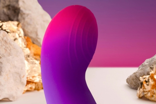 Вібратор для точки G фіолетовий Rocks Off Glo Girl Vibe - 5