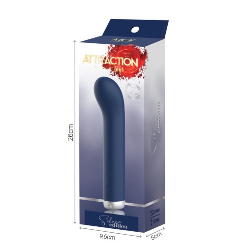 Вібратор для точки G синього кольору MAI G SPOT - 4