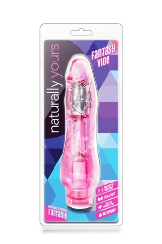 Вибратор вагинальный реалистичный розовый Blush NATURALLY YOURS FANTASY VIBE - 2
