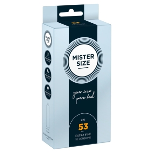 Презервативи Mister size 53 mm (мм) 10 штук Містер Сайз