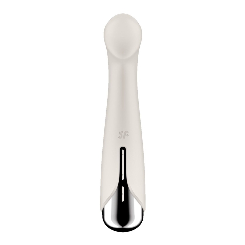 Вибратор вагинальный и для точки G с ротацией бежевого цвета Satisfyer Spinning G-Spot 1 - 6