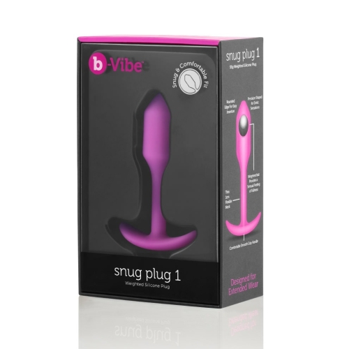 Анальна пробка із зміщеним центром ваги B-vibe для інтимних ігор 8.6 х 2.2 см рожева - 7