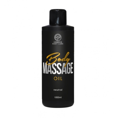 Нейтральна масажна олія з поживними інгредієнтами Cobeco Pharma CBL Cobeco Massage Oil Neutral 1000мл - 1
