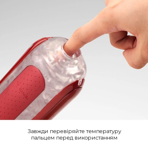 Мастурбатор-нагрівач всмоктуючий Tenga Flip Zero Red + Flip Warming Set - 7