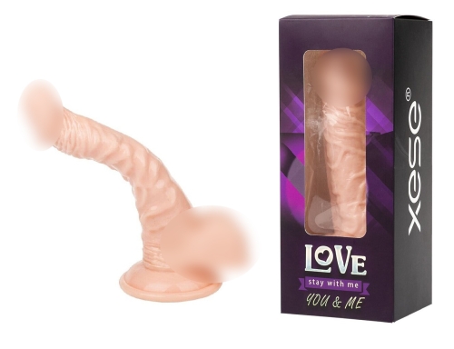 Фаллоимитатор 20/3,8 см на присоске реалистичный Love stay with me SEXTOY PENIS - 1