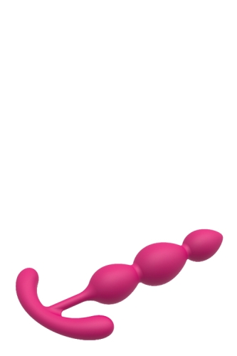 Анальные шарики розовые CHEEKY LOVE SILKY SMOOTH T-TEARDROP - 3