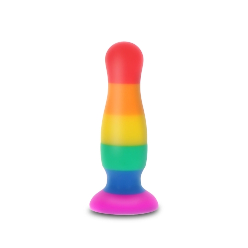 Анальна пробка конусоподібної форми кольорова TOY JOY Fun Stuffer розмір L - 1